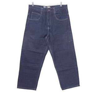 Southpole Dark Wash Denim Jeans Men 38x31 Relaxed Fit Baggy Skater Y2K Grunge‎